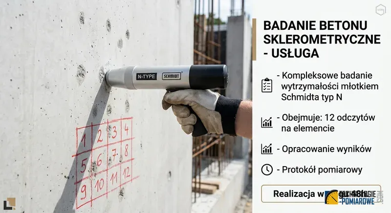Badanie betonu sklerometryczne - usługa